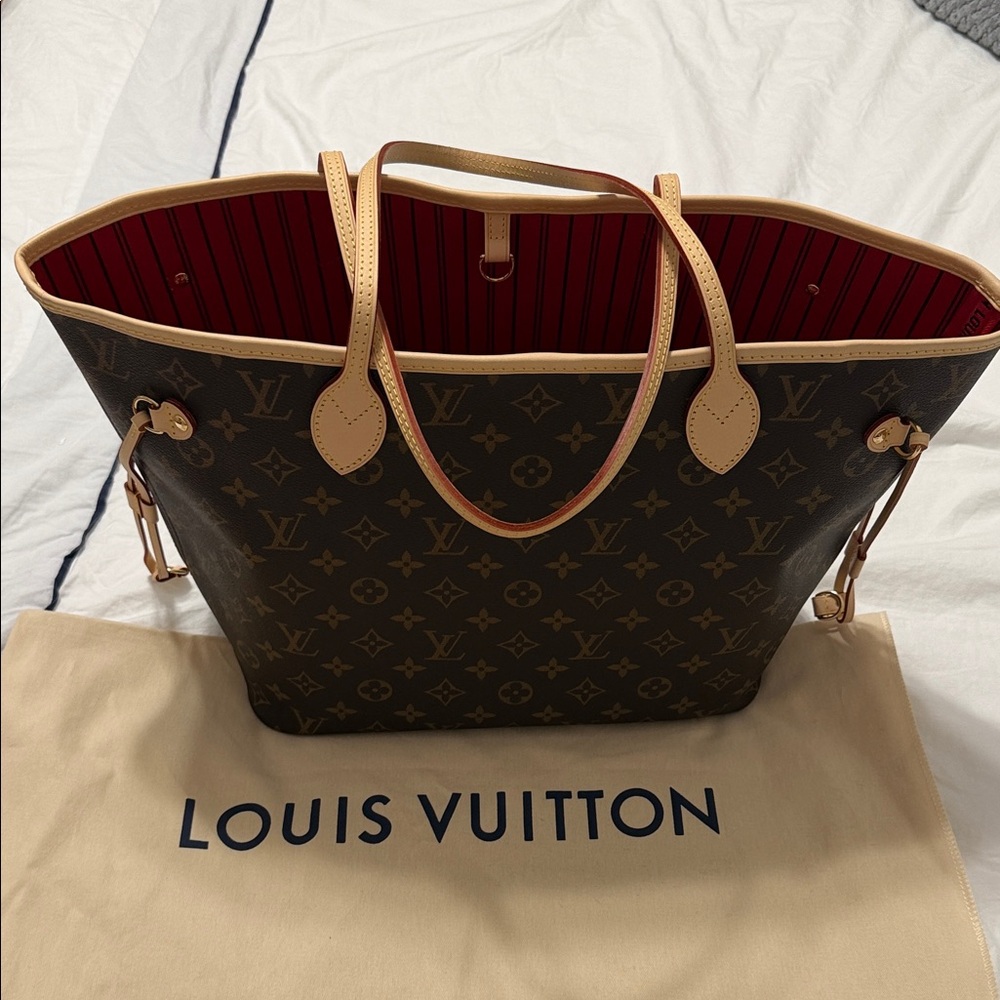 Brand new ! Louis Vuitton Monogram Never full Bag - Brown